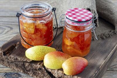  طرز تهیه مربای گلابی جنگلی با گلابی تازه