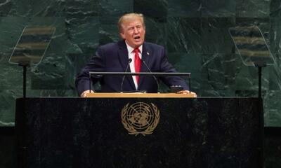 در سازمان ملل، ترامپ بر میراث سیاسی خود متمرکز است،اما حزبش به دنبال پایان جنگ با ایران است