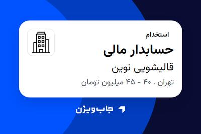  استخدام حسابدار مالی در قالیشویی نوین