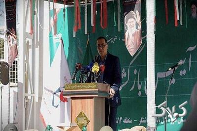  نواخته شدن زنگ ایثار توسط رئیس بنیاد شهید و امور ایثارگران - مجله اینترنتی کولاک