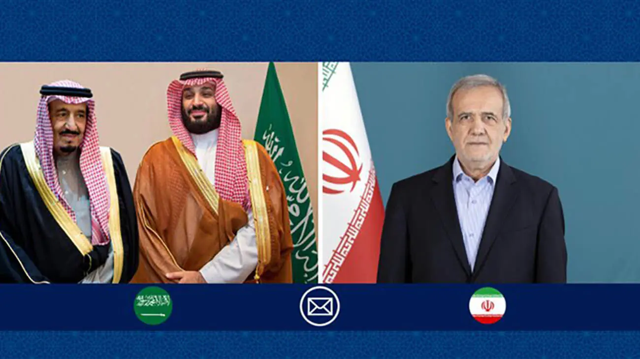 پیام پزشکیان به پادشاه و ولیعهد عربستان سعودی ، برای تبریک روز ملی این کشور