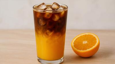  قهوه سرد با آب پرتقال؛ نوشیدنی متفاوت و انرژی‌ بخش