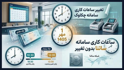  تغییر ساعت سامانه چکاوک از اول مهر ۱۴۰۵