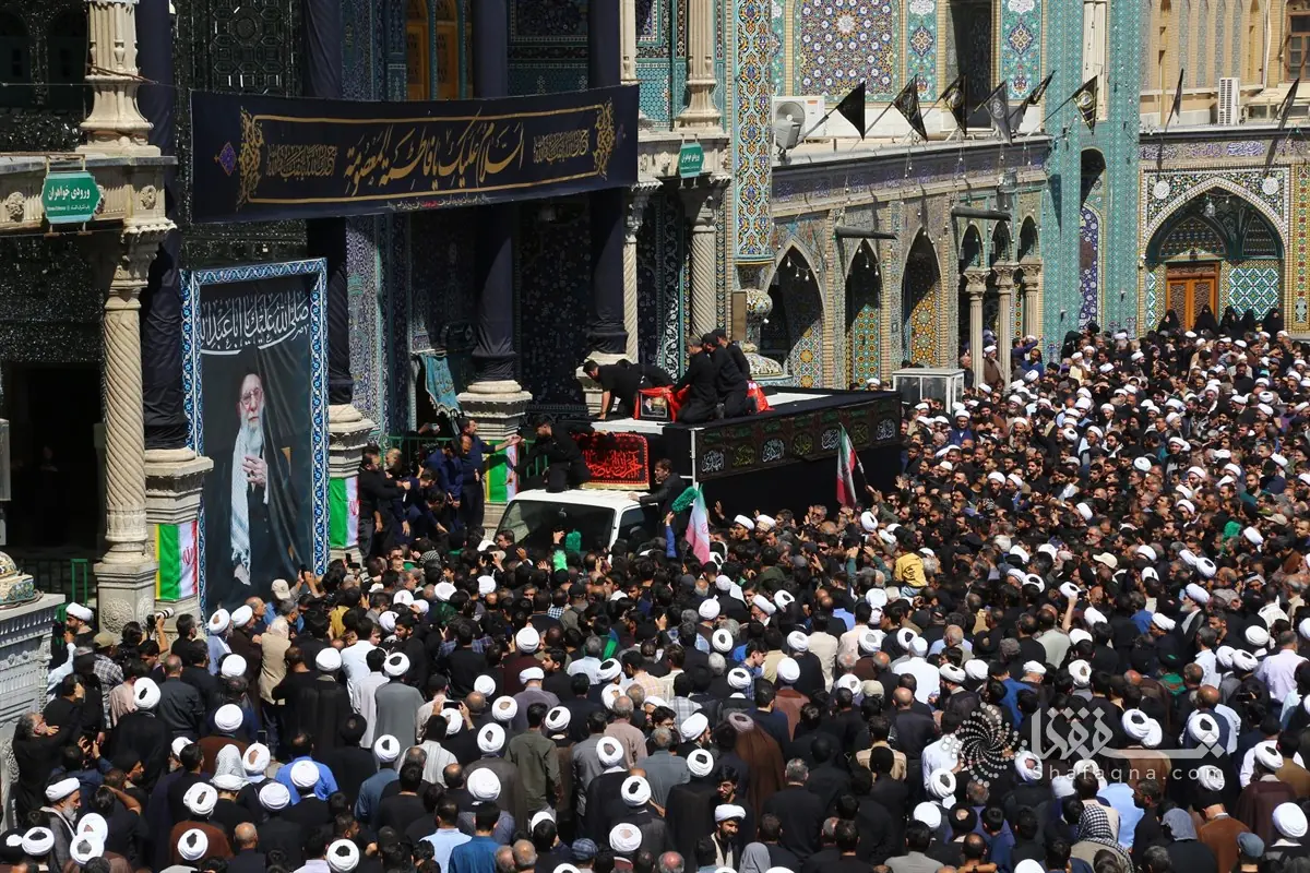  گزارش تصویری: تشییع پیکر حضرت آیت الله شبیری زنجانی /۳/