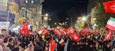 دویست و ششمین شب ایستادگی مردم بیجار گروس کردستان در میدان +فیلم