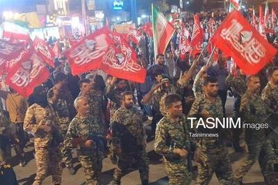  رزمایش جانفدایان نمایش انسجام بسیجیان دهدشت در هفته دفاع مقدس فیلم - تسنیم