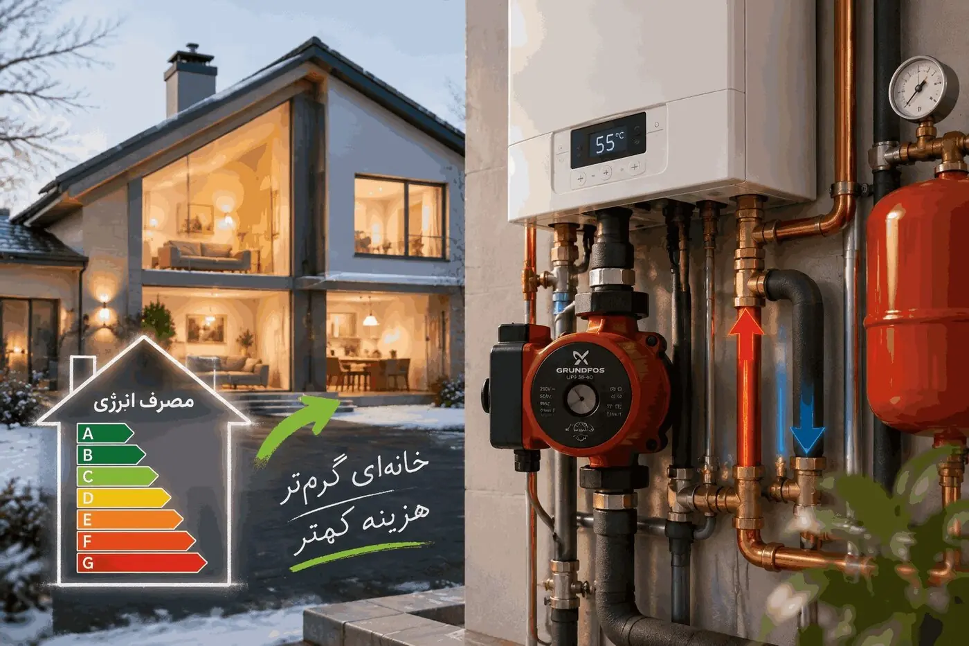  کاهش قیمت قبض گاز؛ از سرویس موتورخانه تا انتخاب تجهیزات مناسب