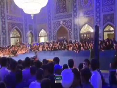  همخوانی قطعه «باید برخاست» توسط دانش‌آموزان مشهدی در رواق دارالذکر | آخرین خبر