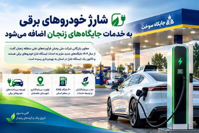  شارژ خودروهای برقی به خدمات جایگاه‌های زنجان اضافه می‌شود |  انصاف نیوز