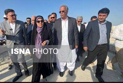 بازدید وزیر راه و شهرسازی از پروژه راهآهن چابهار–زاهدان