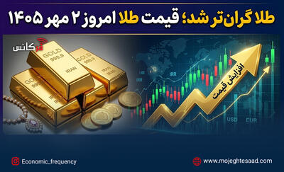  طلا گران‌تر شد؛ قیمت‌های امروز بازار چه پیامی برای خریداران دارد؟