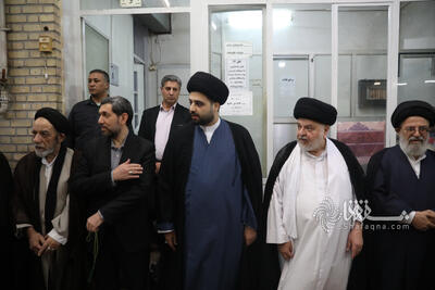  گزارش شفقنا از مجلس ترحیم حضرت آیت الله شبیری زنجانی در دفتر حضرت آیت الله سیستانی