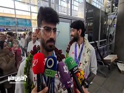  ابوالفضل آقایی‌نسب: خوشحالم که با طلا برگشتیم، سطح مسابقات بسیار بالا بود | آخرین خبر
