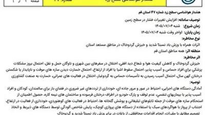  هشدار هواشناسی قم؛ وزش باد شدید و خیزش گردوخاک در راه است | آخرین خبر