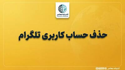  حذف حساب کاربری تلگرام؛ آموزش کامل دیلیت اکانت Telegram با لینک مستقیم