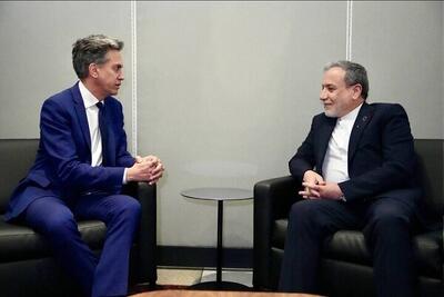  عراقچی در دیدار وزیر خارجه انگلیس: سه کشور اروپایی باید پاسخگو باشند