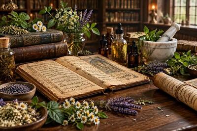  حفظ نسخه‌های خطی و اسناد تاریخی با گیاهان دارویی