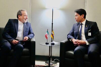  دیدار عراقچی با وزیران خارجه برونئی و قبرس در حاشیه سازمان ملل