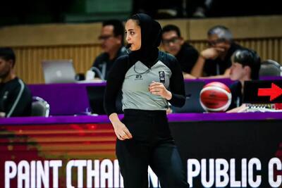  مهسا کارگری سرداور دیدار ژاپن و چین‌تایپه در نیمه‌نهایی بسکتبال ناگویا - پارس فوتبال