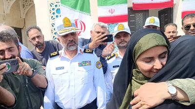  افتتاح پاسگاه پلیس راه میناب با حضور وزیر راه و شهرسازی و خانواده شهدا