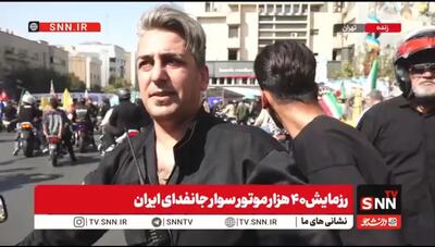 از ۵ صبح به عشق وطن از ورامین آمدیم / بچههای سنگینسوار همهجوره پای کار کشورند + فیلم