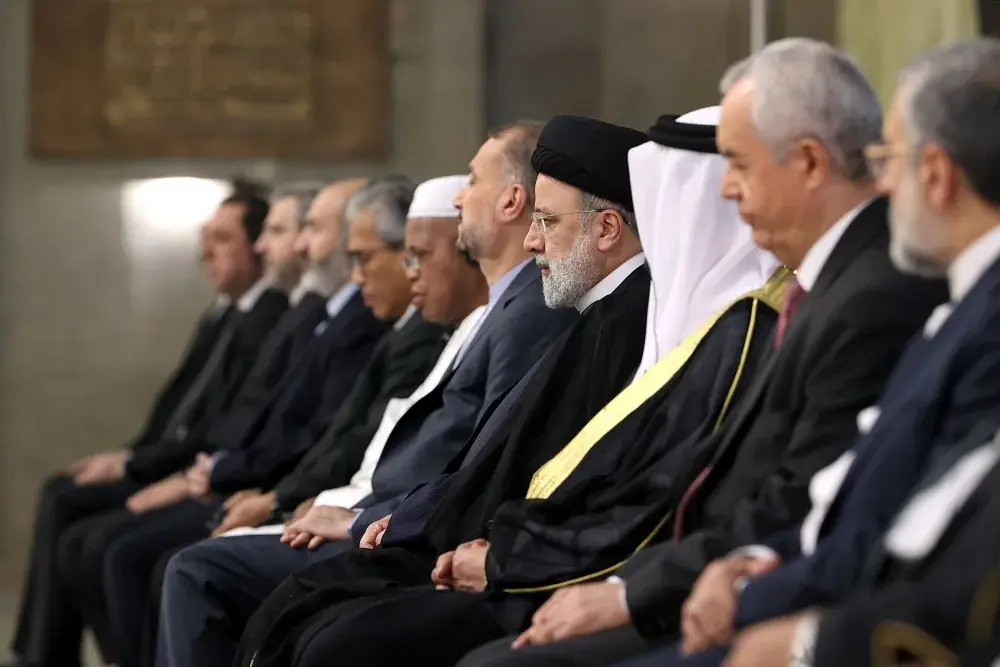 دیدار رئیسی با سفرا و کارداران کشورهای اسلامی