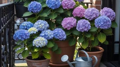 گل ادریسی؛ راهنمای کامل کاشت و نگهداری در باغچه و گلدان