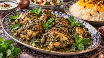  طرز تهیه مرغ نعناعی؛ یک غذای خوش‌ عطر و متفاوت برای شام