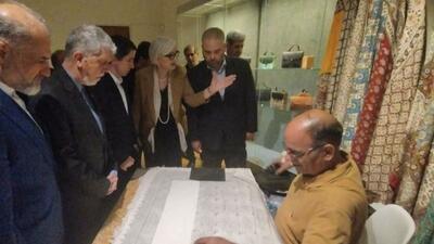  گشایش نمایشگاه هنر ایران در مسکو با حضور وزیر فرهنگ