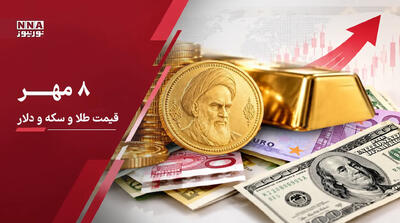  آخرین قیمت طلا، دلار و سکه امروز ۸ مهر ۱۴۰۵؛ رکورد شکنی قیمت طلا وسکه و صعود آرام دلار