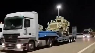 تصاویری خروج شبانه ارتش آمریکا از عراق