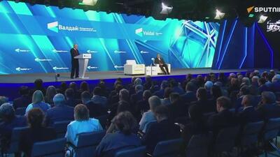  پوتین: برخی سازمانهای بینالمللی نه تنها به خطرات پایان نمیدهند، بلکه با تأمین منافع کشورهای خاص، آنها را دامن میزنند