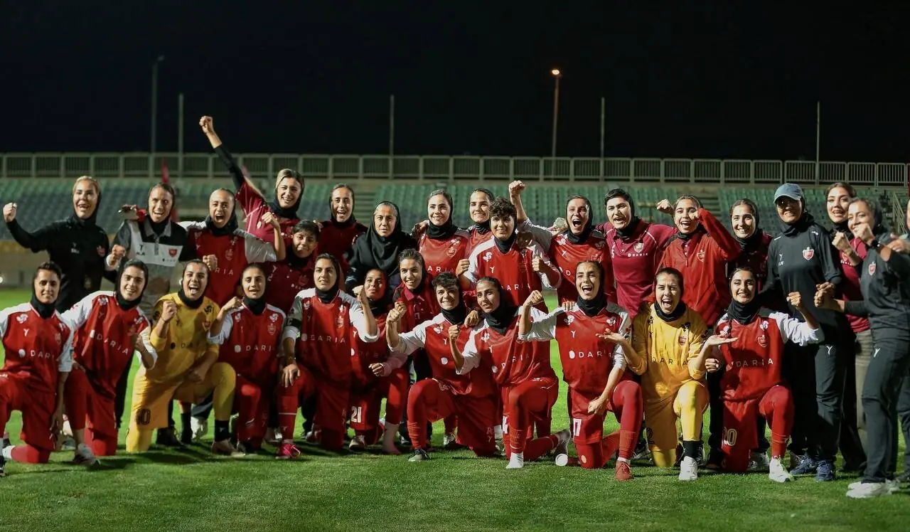 صدرنشینی پرسپولیس در لیگ فوتبال زنان