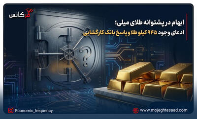  ابهام در پشتوانه طلای میلی؛ ادعای وجود ۹۴۵ کیلو طلا و پاسخ بانک کارگشایی