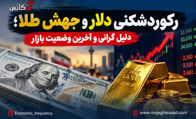  رکوردشکنی دلار و جهش طلا؛ دلیل گرانی و آخرین وضعیت بازار
