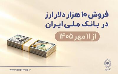  شرایط جدید خرید ۱۰ هزار دلار ارز از بانک ملی ایران اعلام شد