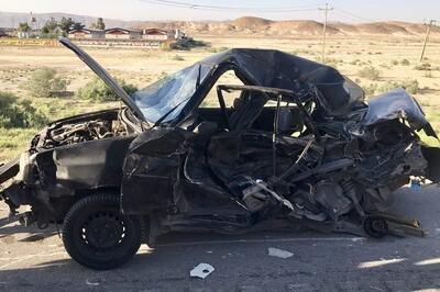  تصادف مرگبار ال۹۰ و سمند در بزرگراه رستگاری؛ ۲ نفر جان باختند
