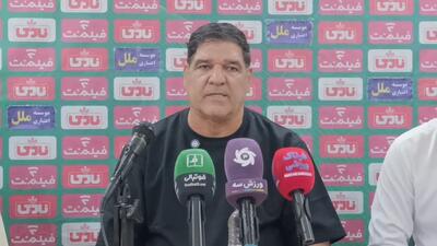  صحبت های رضا مهاجری سرمربی پارس جنوبی پس از پیروزی لحظه آخری مقابل هوادار