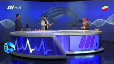  دست دادن مجری زن و مرد صداوسیما روی آنتن زنده/ ویدئو