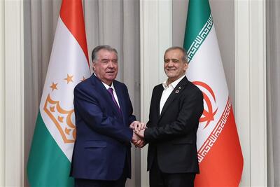  تأکید پزشکیان و امامعلی رحمان بر تعمیق روابط تهران و دوشنبه - تسنیم