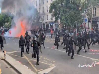  بازداشت ۴۸۸ نفر در اعتراضات دانش‌آموزی فرانسه | آخرین خبر