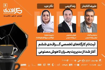 از مدیریت بحران تا هوش مصنوعی؛ سه کارگاه تخصصی در گراف دی ششم