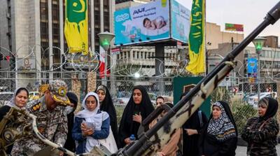 آموزش شلیک با ضدهوایی به زنان، در میدان هفت تیر (عکس) - مردم سالاری آنلاین