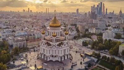  عکس تاریخی طاق نصرت سن‌ پطرزبورگ برای استقبال از مظفرالدین‌ شاه