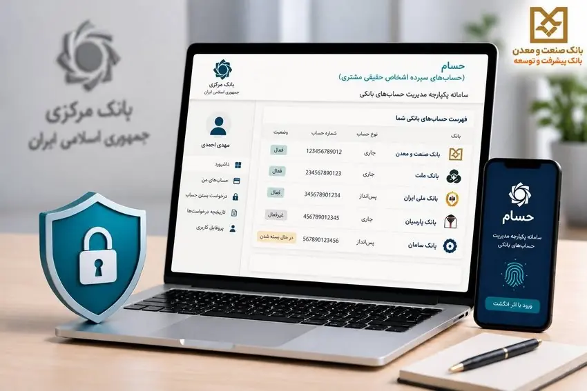 مشتریان بانک صنعت و معدن درخواستهای «سامانه حسام» را چگونه پیگیری کنند؟ - سایت خبری اقتصاد پویا