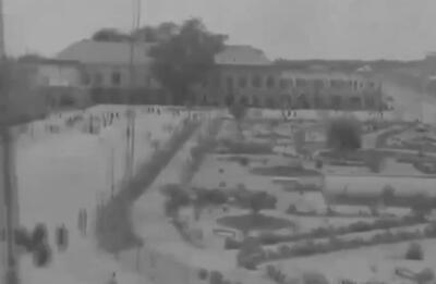  تصویری کمیاب از میدان توپخانه تهران در ۹۹ سال پیش +ویدیو