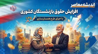  ابلاغ افزایش حقوق بازنشستگان کشوری ۱۴۰۵؛ جزئیات افزایش ۲۰ درصدی، مبلغ ثابت و متناسب‌سازی حقوق