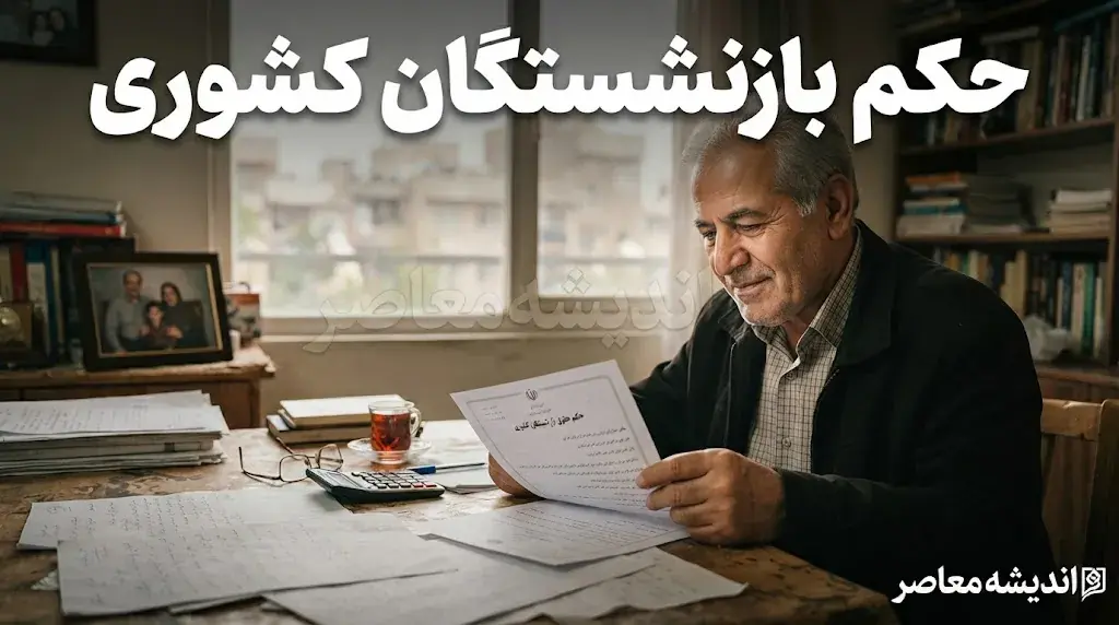 حکم حقوقی بازنشستگان کشوری در مهر ۱۴۰۵؛ لینک دریافت حکم جدید، جزئیات افزایش حقوق و متناسبسازی