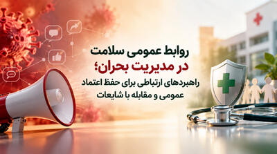  روابط عمومی سلامت در مدیریت بحران؛ راهبردهای ارتباطی برای حفظ اعتماد عمومی و مقابله با شایعات - شارا