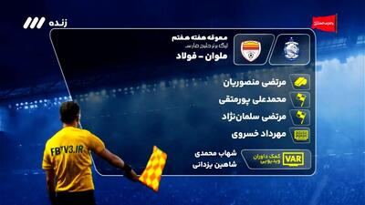 کارشناسی داوری دیدار ملوان - فولاد